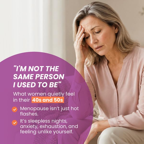 VITASEI Menomax Balance Menopause Support Supplement with measuring spoon