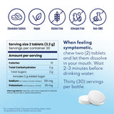 Vitassium FastChews chewable electrolyte tablets side view