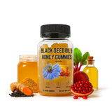 Vitastars Black Seed Oil Gummies front view with star shape