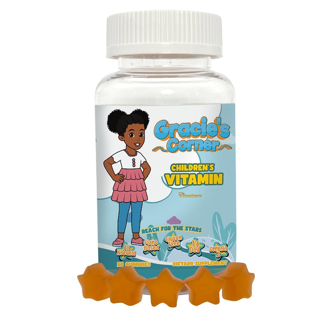 Vitastars Kids Multivitamin Gummies front view with packaging