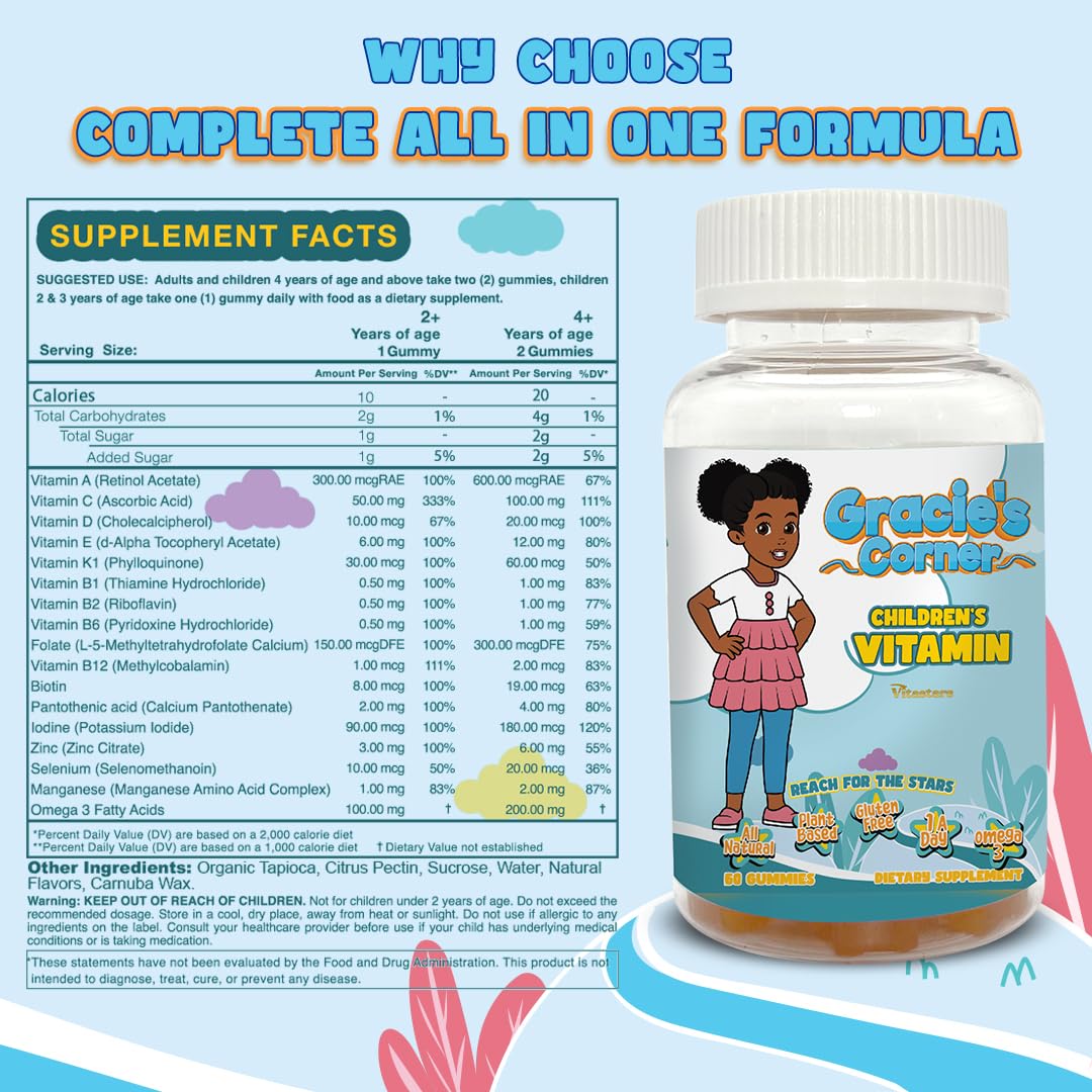 Vitastars Kids Multivitamin Gummies in a child's hand