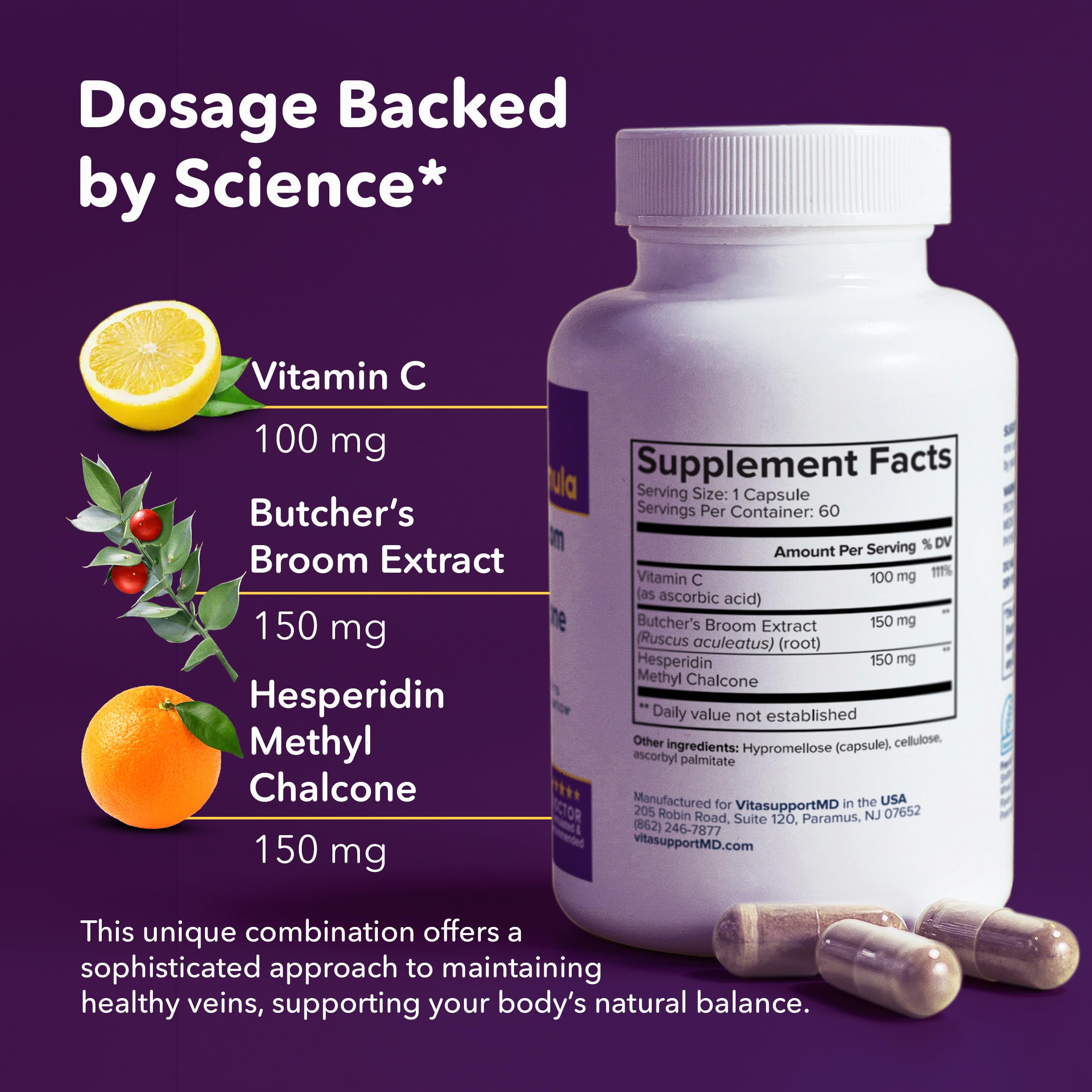 VITASUPPORTMD Blended Vitamin & Mineral Supplement side view