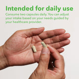 VITASUPPORTMD Lymphatic Formula 1000mg Diosmin capsules with a glass of water