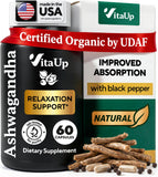 VitaUp Ashwagandha Capsules 1300mg front view