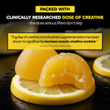 VitaUp Creatine Monohydrate Gummies close-up of gummies