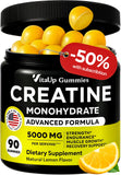 VitaUp Creatine Monohydrate Gummies front view with lemon flavour