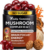 VitaUp Lion's Mane Gummies front view with packaging