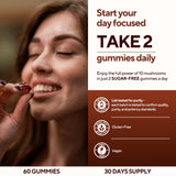 VitaUp Lion's Mane Gummies in a hand
