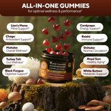 VitaUp Lion's Mane Gummies side view of packaging