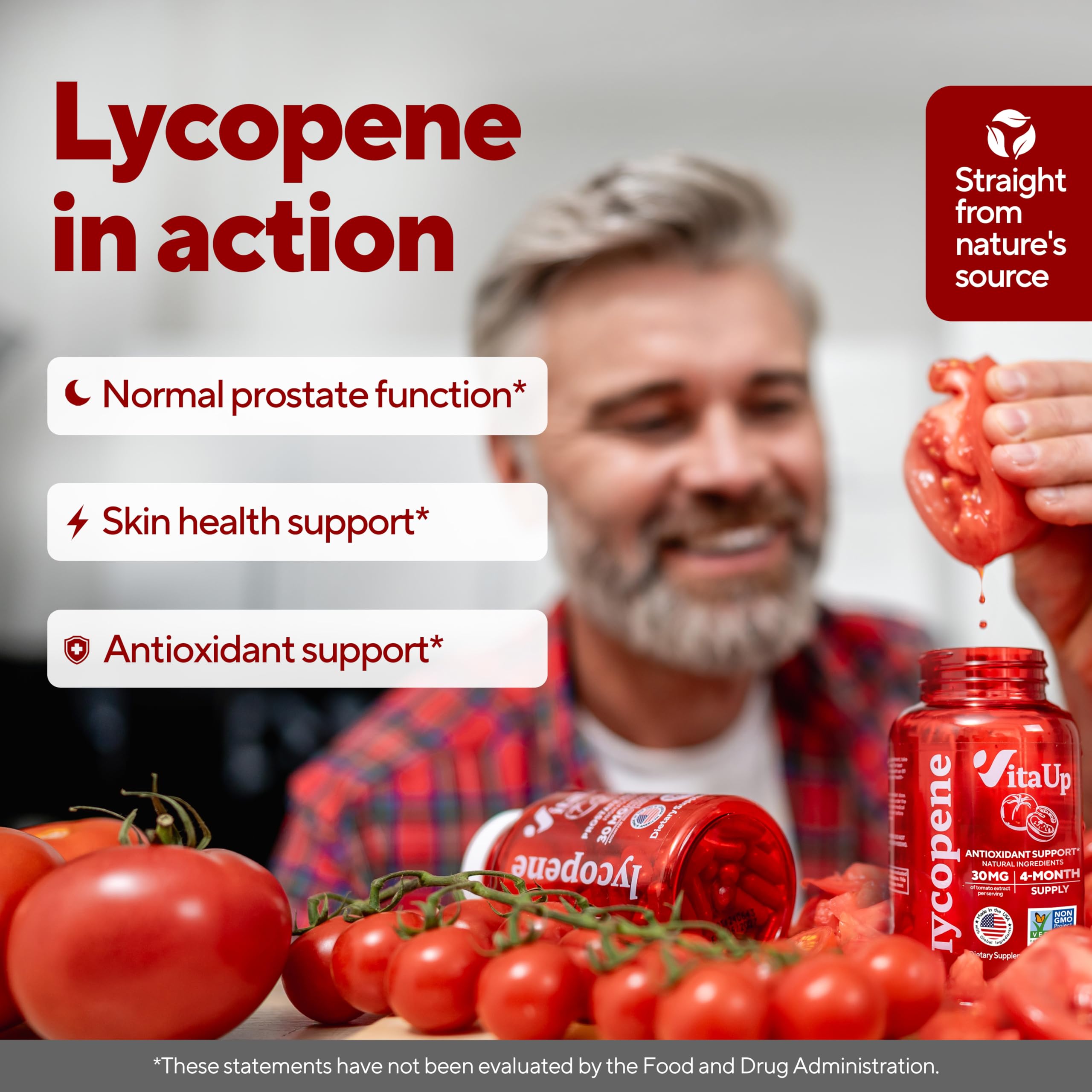 VitaUp Lycopene Supplement ingredients list