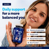 VitaUp Magnesium Glycinate 200mg supplement label close-up