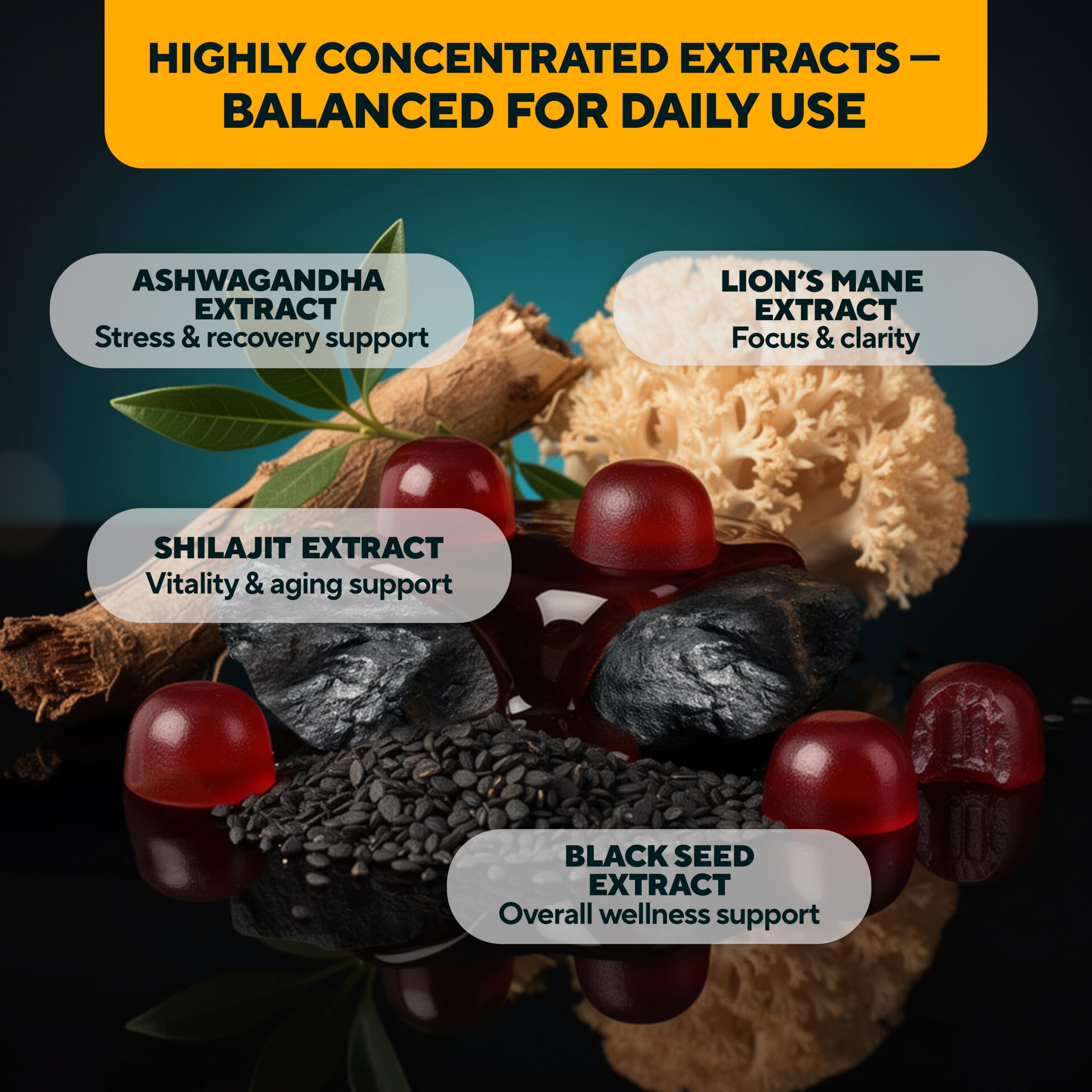 VitaUp Shilajit Gummies ingredients list