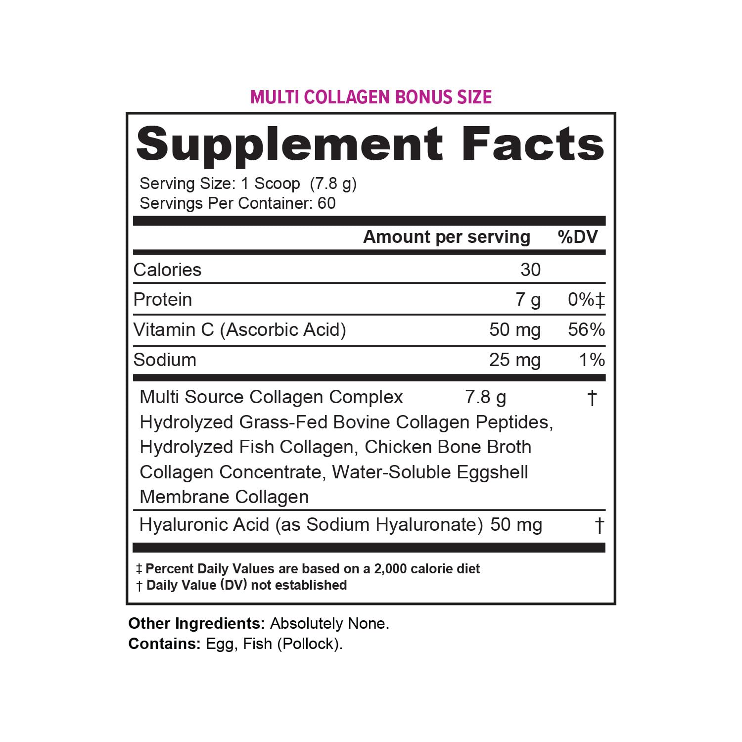 Vitauthority Hydrolyzed Collagen Powder in a glass of water