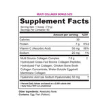 Vitauthority Hydrolyzed Collagen Powder in a glass of water