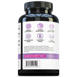Vitauthority Mag Calm Magnesium Supplement with a glass of water