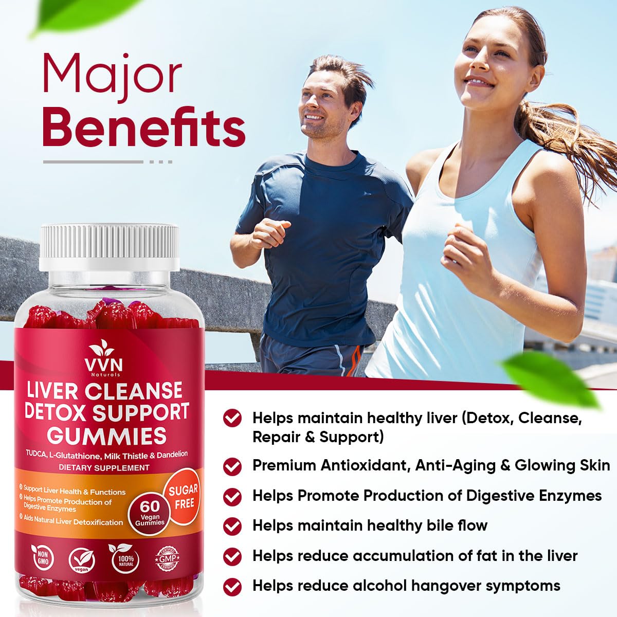 VitaVida Milk Thistle Gummies in a lifestyle setting