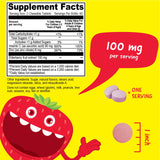 VitaWorks Kids Elderberry Chewables showing two chewables on a table
