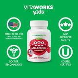 VitaWorks Kids Melatonin Chewable Tablets 1mg ingredients list