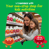 VitaWorks Magnesium Chewables lifestyle image with child