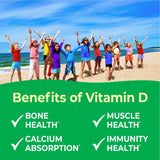 VitaWorks Vitamin D3 1000 IU chewable tablets with natural orange flavour