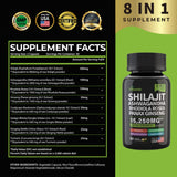 vitaxmin Shilajit Ashwagandha Testosterone support capsule close-up