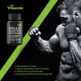 vitaxmin Shilajit Ashwagandha Testosterone support lifestyle scene