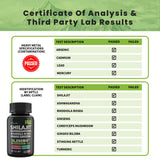 vitaxmin Shilajit Ashwagandha Testosterone support with ingredients