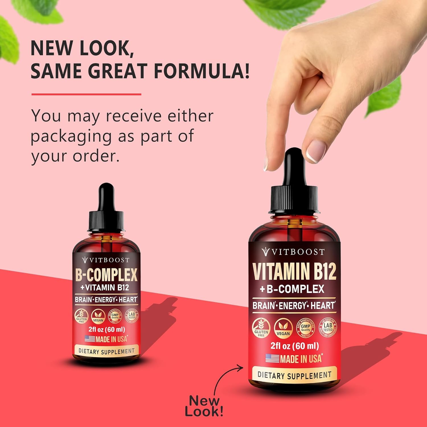VITBOOST B Complex Liquid Vitamin packaging side view