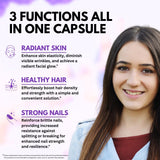 VITBOOST Biotin Collagen & Keratin Supplement ingredients list