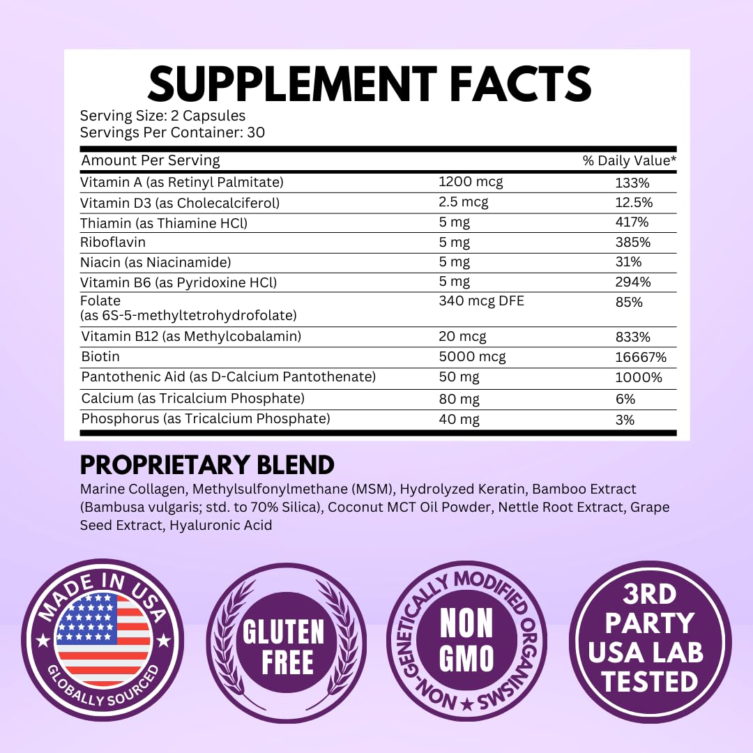 VITBOOST Biotin Collagen & Keratin Supplement lifestyle scene