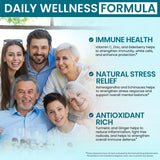 VITBOOST Elderberry Supplement capsules on a wooden surface