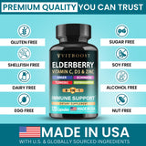 VITBOOST Elderberry Supplement packaging with label