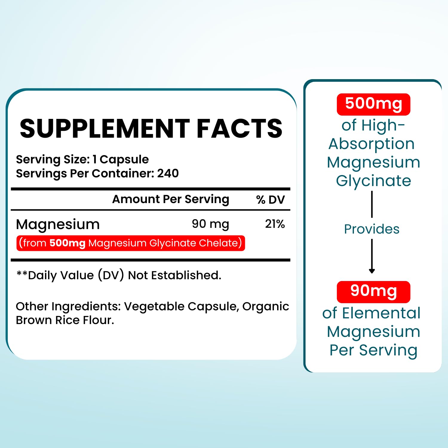 VITBOOST Magnesium Glycinate Chelate bottle with label