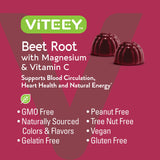 Viteey Beet Root Gummies on a table