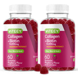 Viteey Biotin Collagen Gummies front view packaging