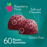 Viteey Biotin Gummies nutritional information on the back of the bottle
