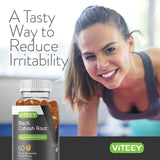 Viteey Black Cohosh Gummies on a kitchen counter