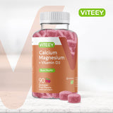 Viteey Calcium Gummies bottle with fruit flavour