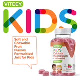 Viteey Calcium Gummies bottle with fruit-flavoured gummies