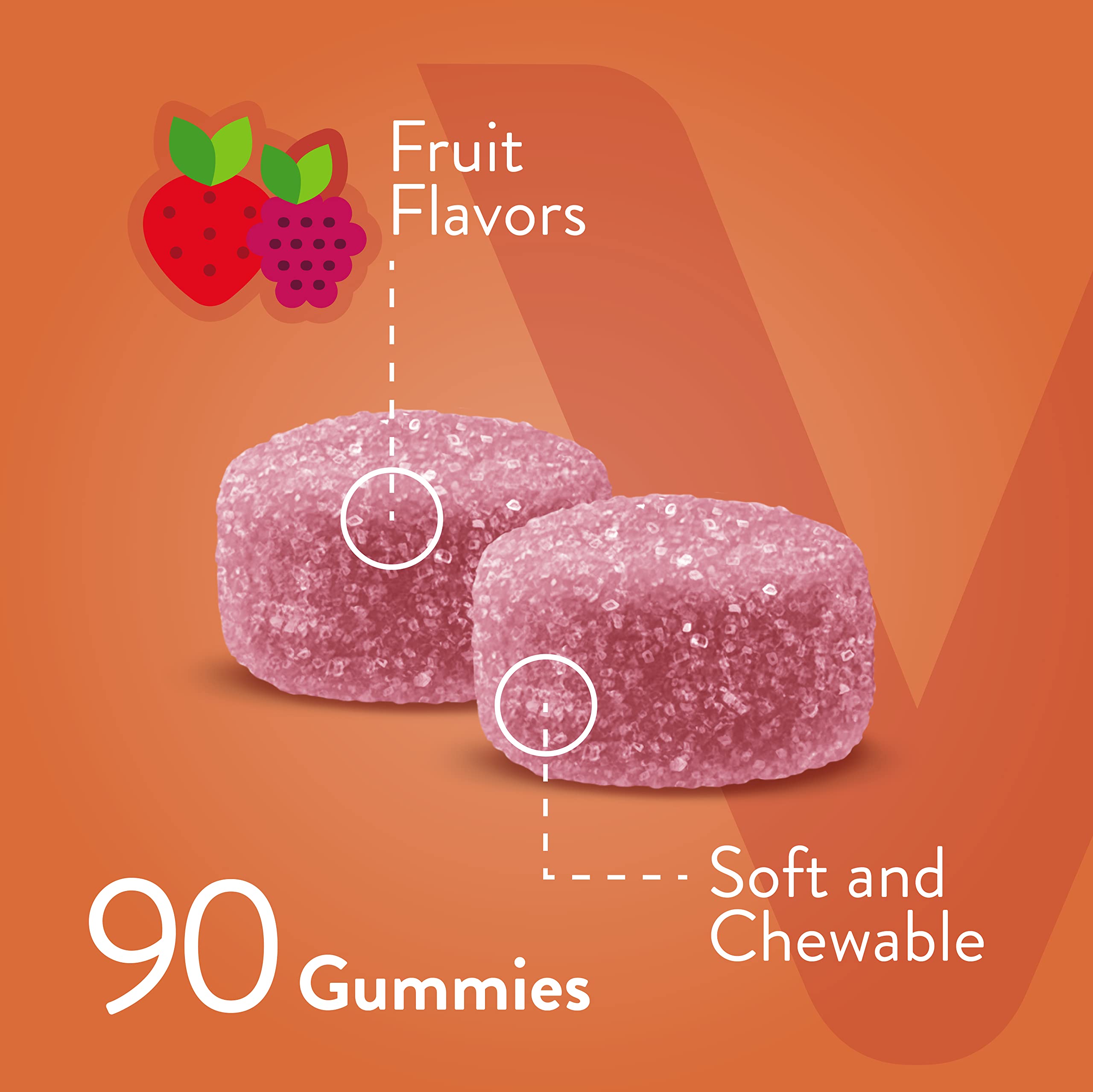 Viteey Calcium Gummies nutritional information