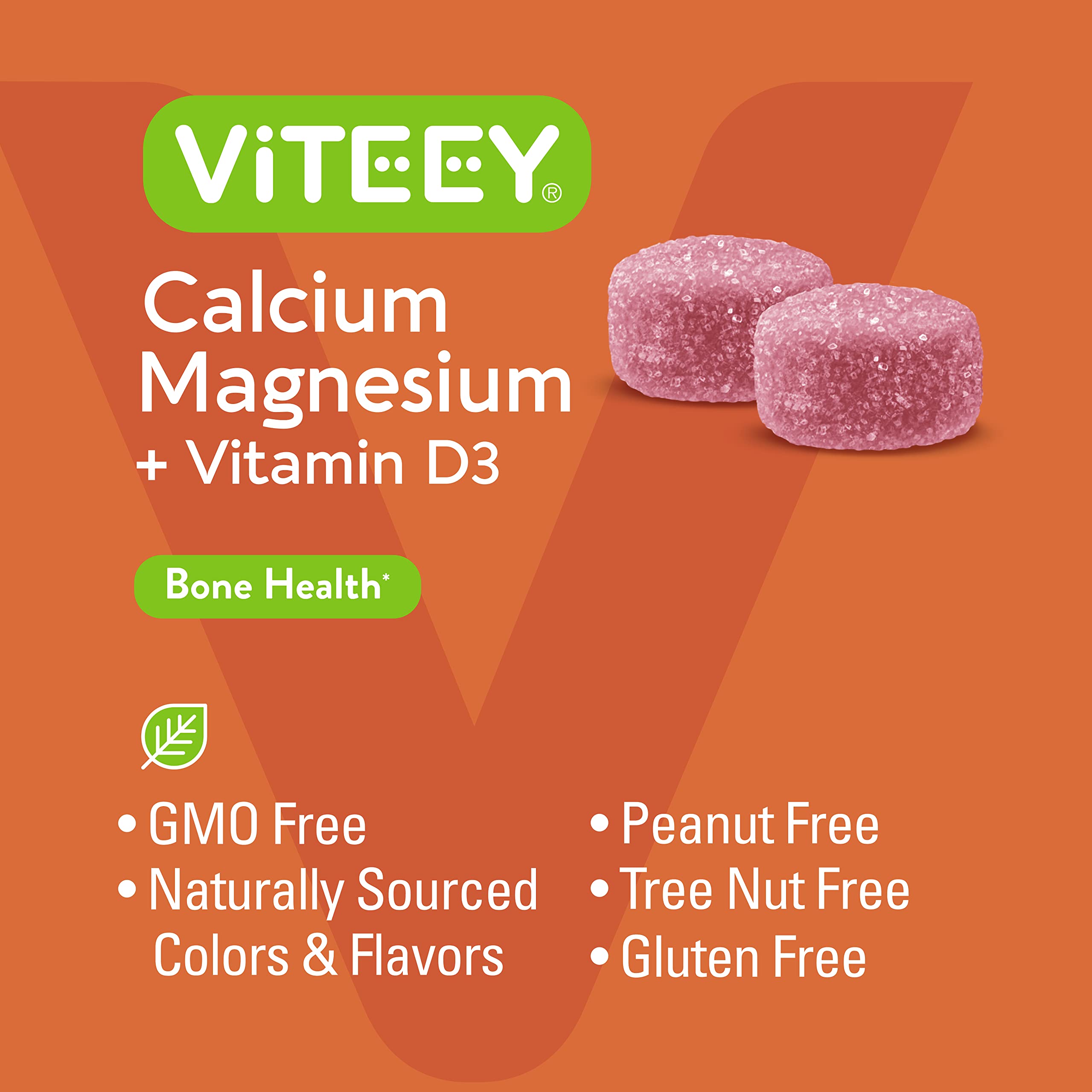 Viteey Calcium Gummies nutritional information