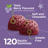 Viteey Elderberry Gummies berry flavour close-up