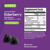 Viteey Elderberry Gummies nutritional information