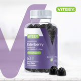 Viteey Elderberry Gummies packaging with berry flavour