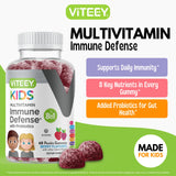 Viteey Kids Multivitamin Gummies berry flavour close-up