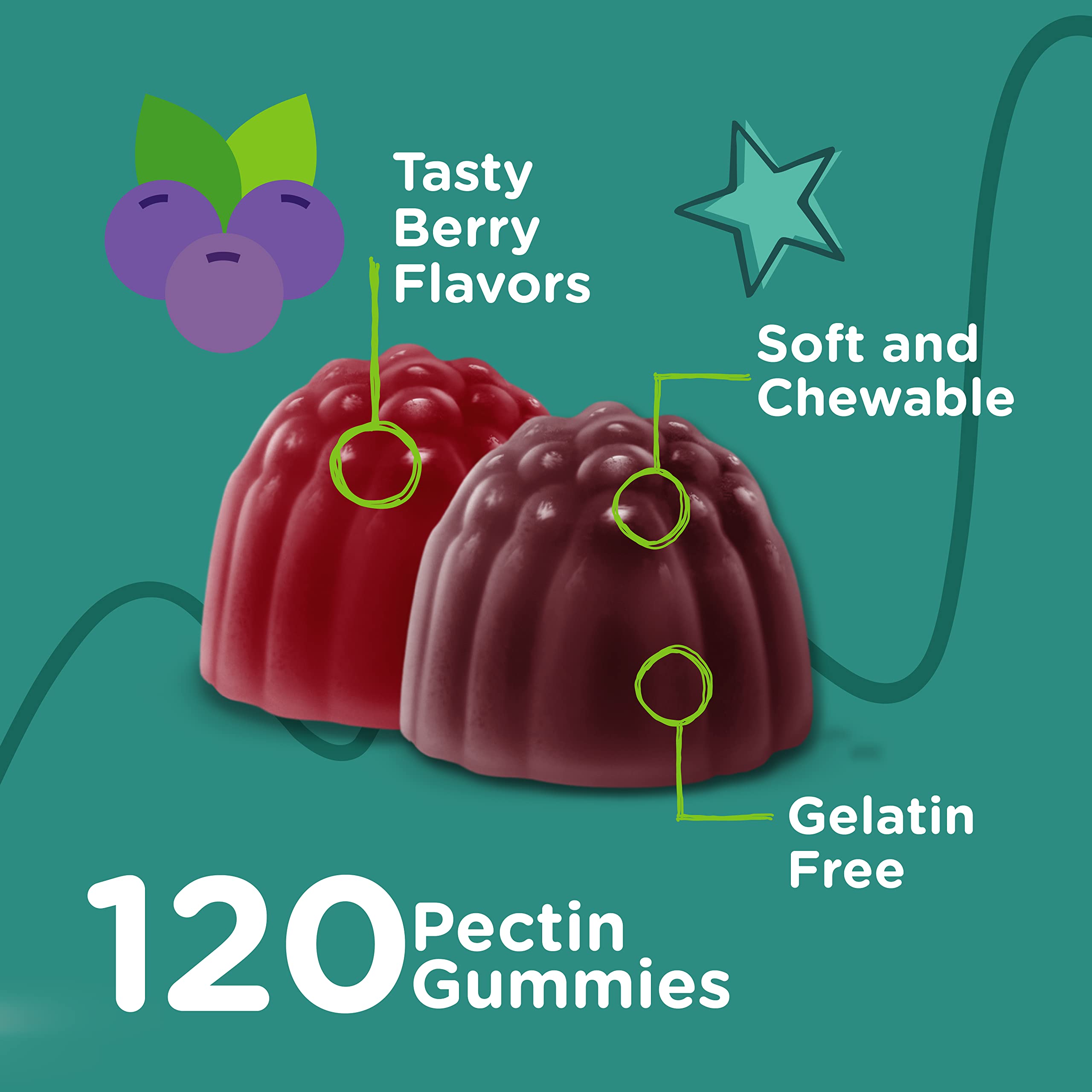 Viteey Kids Probiotic Gummies packaging side view