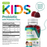 Viteey Kids Probiotic Gummies with prebiotic fiber