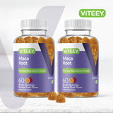 Viteey Maca Root Gummies passion fruit flavour close-up