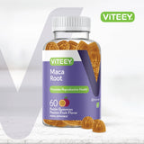 Viteey Maca Root Gummies passion fruit flavour close-up