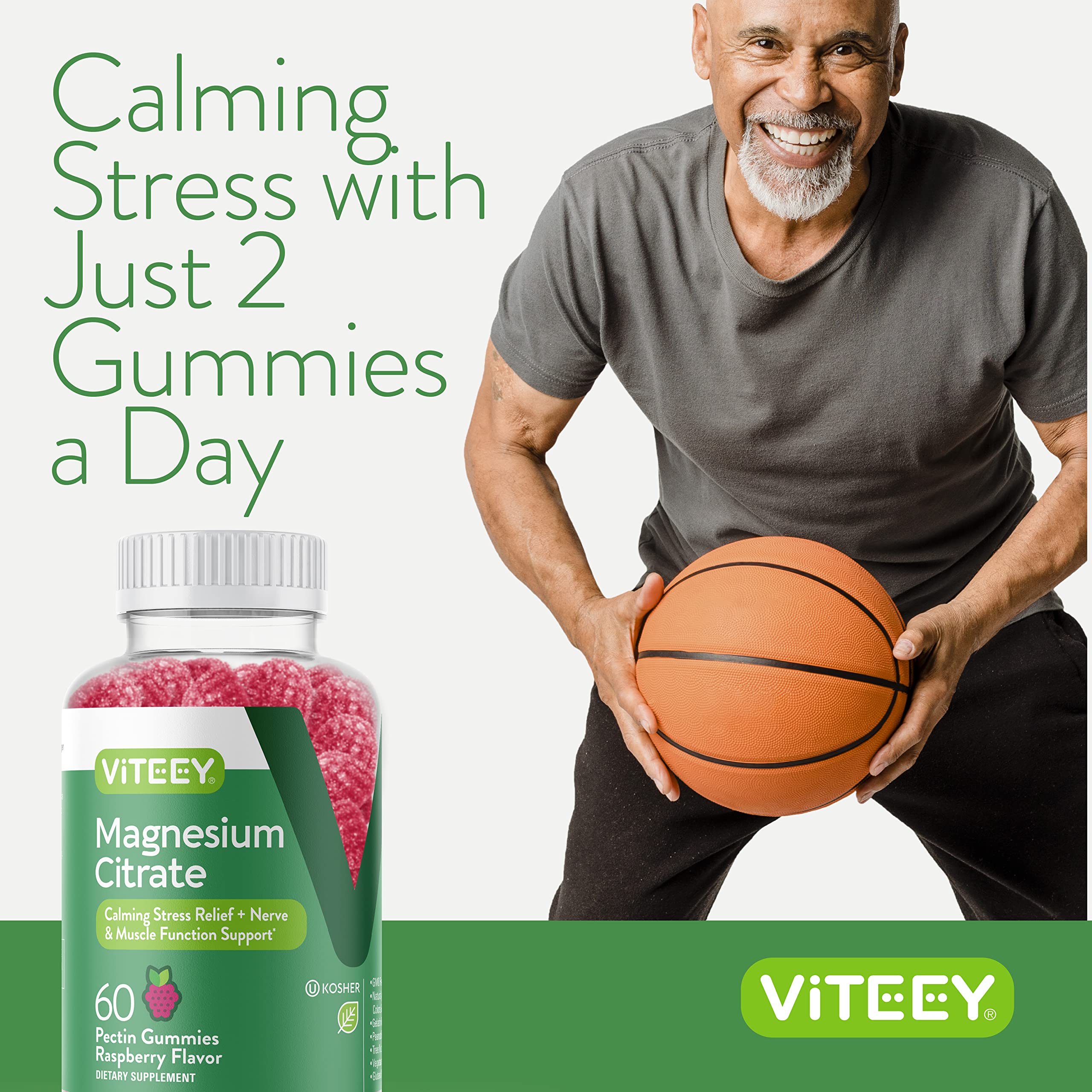 Viteey Magnesium Citrate Gummies nutritional information